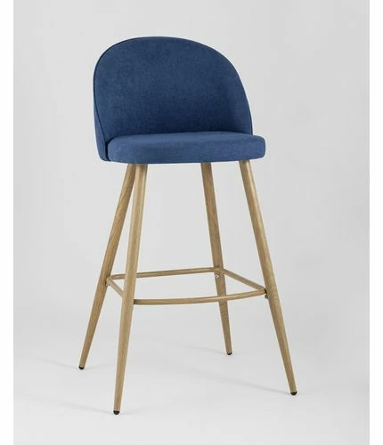 картинка Барный стул Лион 36-4045, Шенилл, Голубой от магазина Одежда+