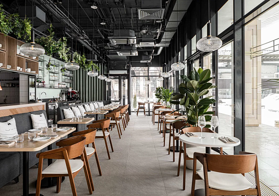 Уютное пространство с шармом mid-century