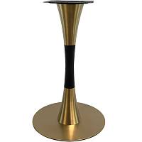 картинка Подстолье матового золотого цвета с чёрной вставкой от магазина Одежда+