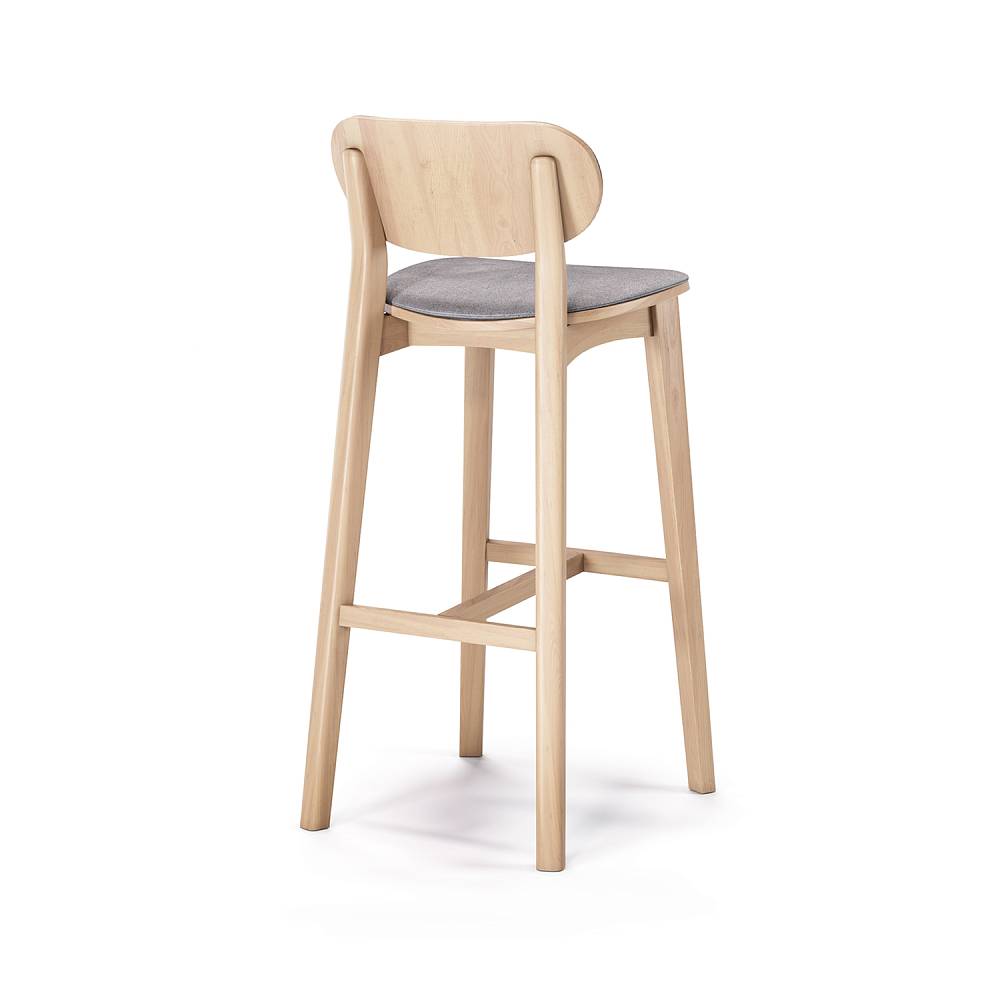 картинка Барный стул Ginger SB с мягким сидением и спинкой Стулья и полукресла от производителя ТЕХНОбар